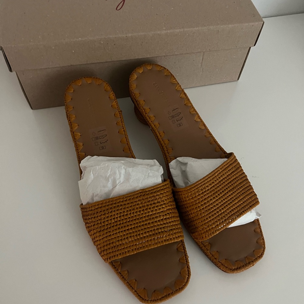 Carrie Forbes Bou Heeled Mules